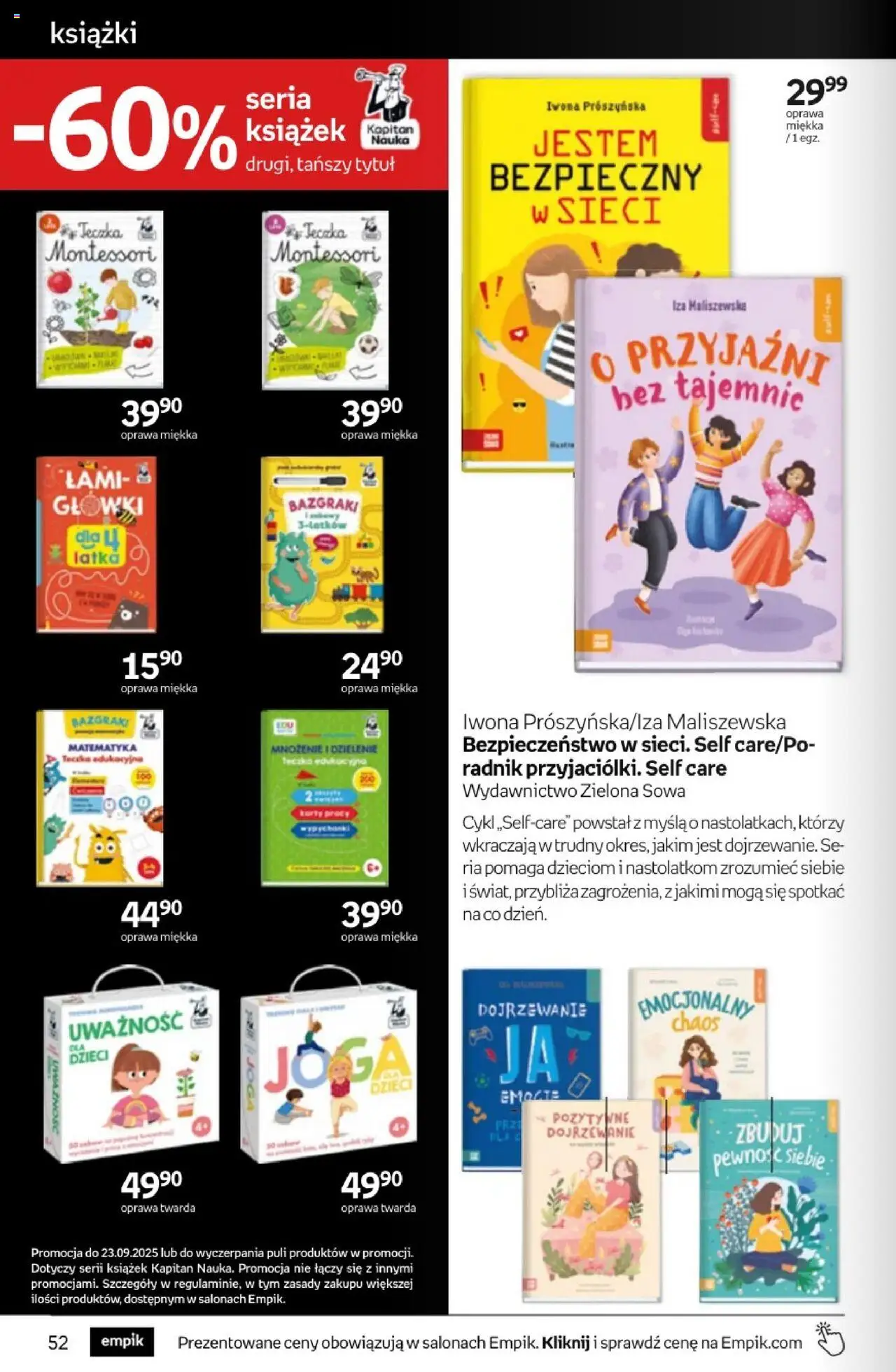 Empik promocje od 10.09.2025 | Strona: 52 | Produkty: Książki