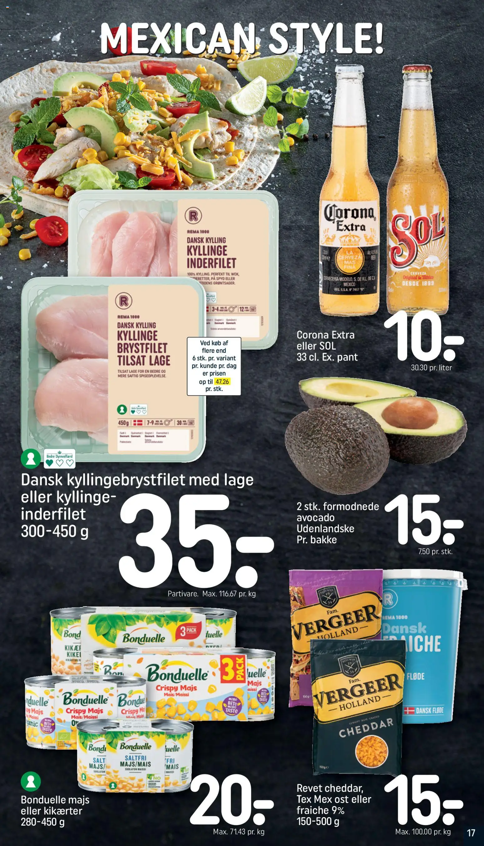 Rema 1000 tilbudsavis – gyldig fra 30.11.2025 | Side: 17 | Produkter: Ost, Cheddar, Salt, Kikærter