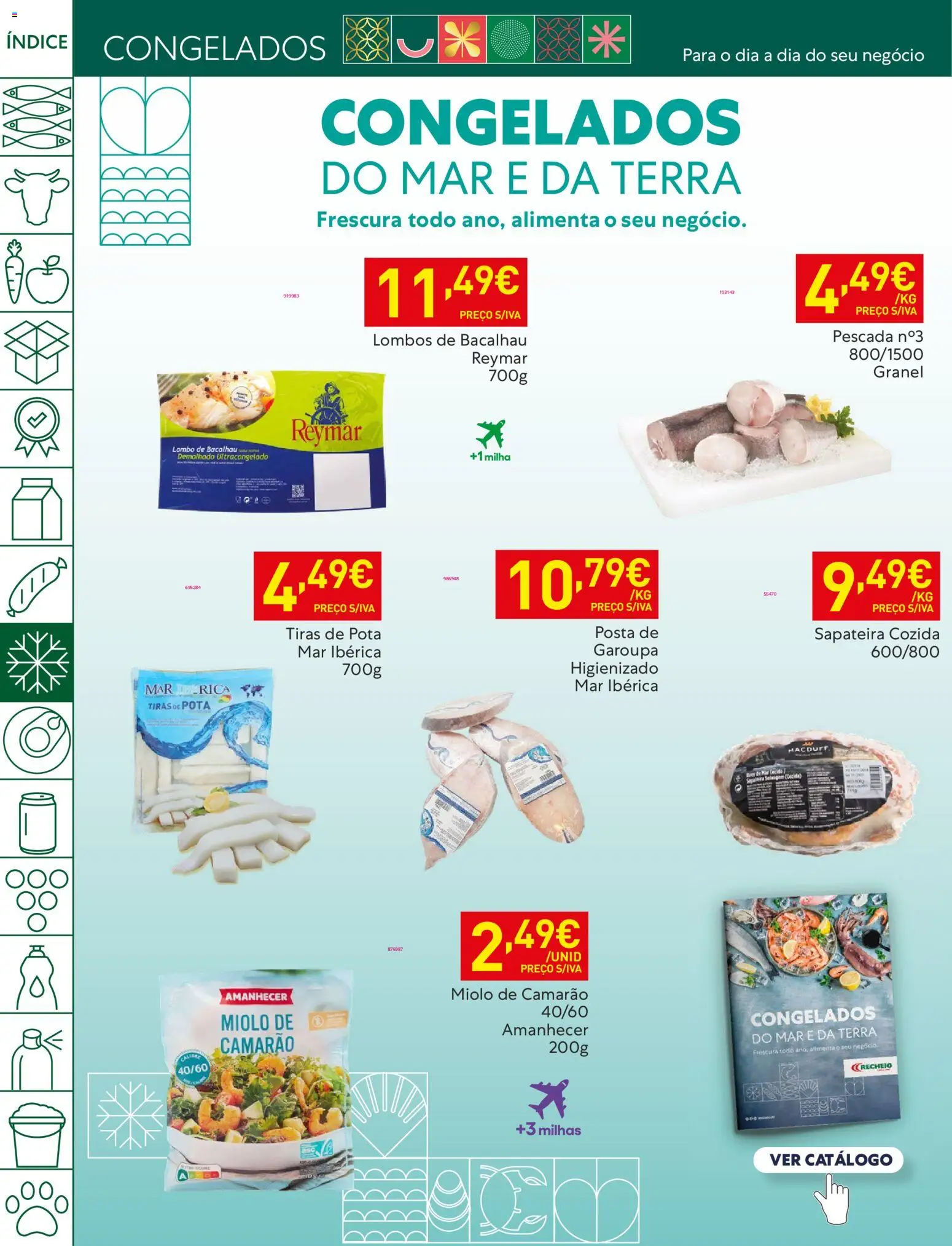 Recheio folheto │ válido de 18.11.2025 | Página: 16 | Produtos: Pescada, Camarão, Lombo, Sapateira