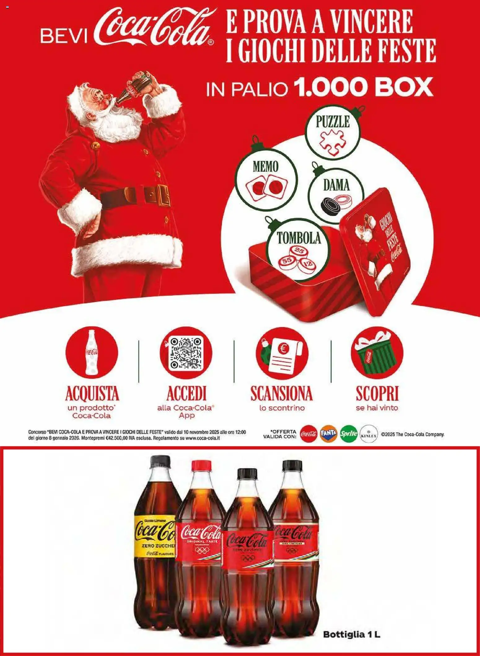 Volantino COOP del 01.12.2025 | Pagina: 39 | Prodotti: The, Fanta, Bottiglia, Coca Cola
