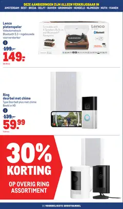 Makro folder - Voorbeeld van een folder van Makro, geldig van 25.03.2026 | Pagina: 102 | Producten: Ring, Audio, Bluetooth