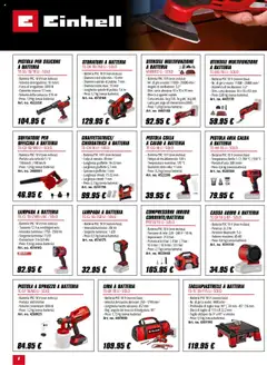 Anteprima del volantino Volantino Einhell	 valido a partire dal 01.10.2025 | Pagina: 6 | Prodotti: Chiodi, Silicone, Sega, Batteria