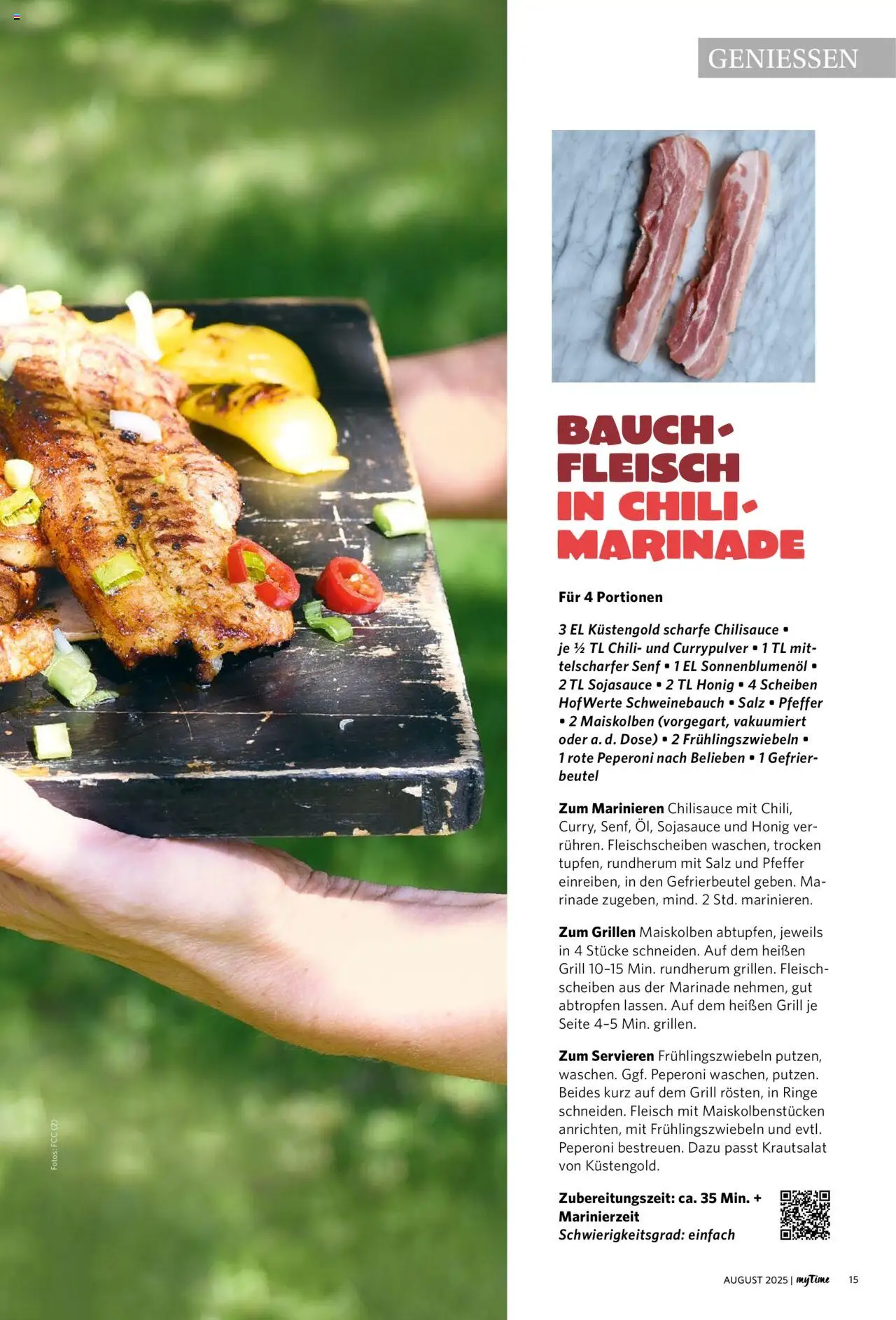 Combi - myTime August 2025 - gültig ab dem 01.08.2025 | Seite: 15 | Produkte: Sonnenblumenol, Salz, Chili, Fleisch
