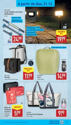 Pré-visualização Aldi folheto válido de 29.12.2025 | Página: 13 | Produtos: Mochila, Bolsa, Pilhas, Projetor