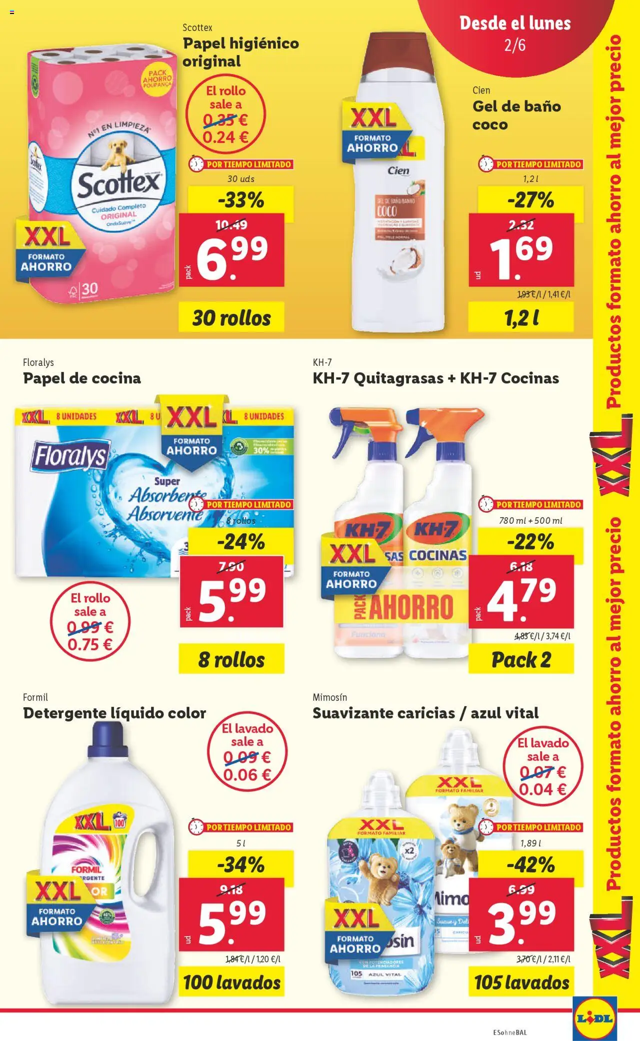 Lidl catálogo MAD │ válido desde el 02.06.2025 | Página: 15 | Productos: Detergente, Suavizante, Cocina, Baño