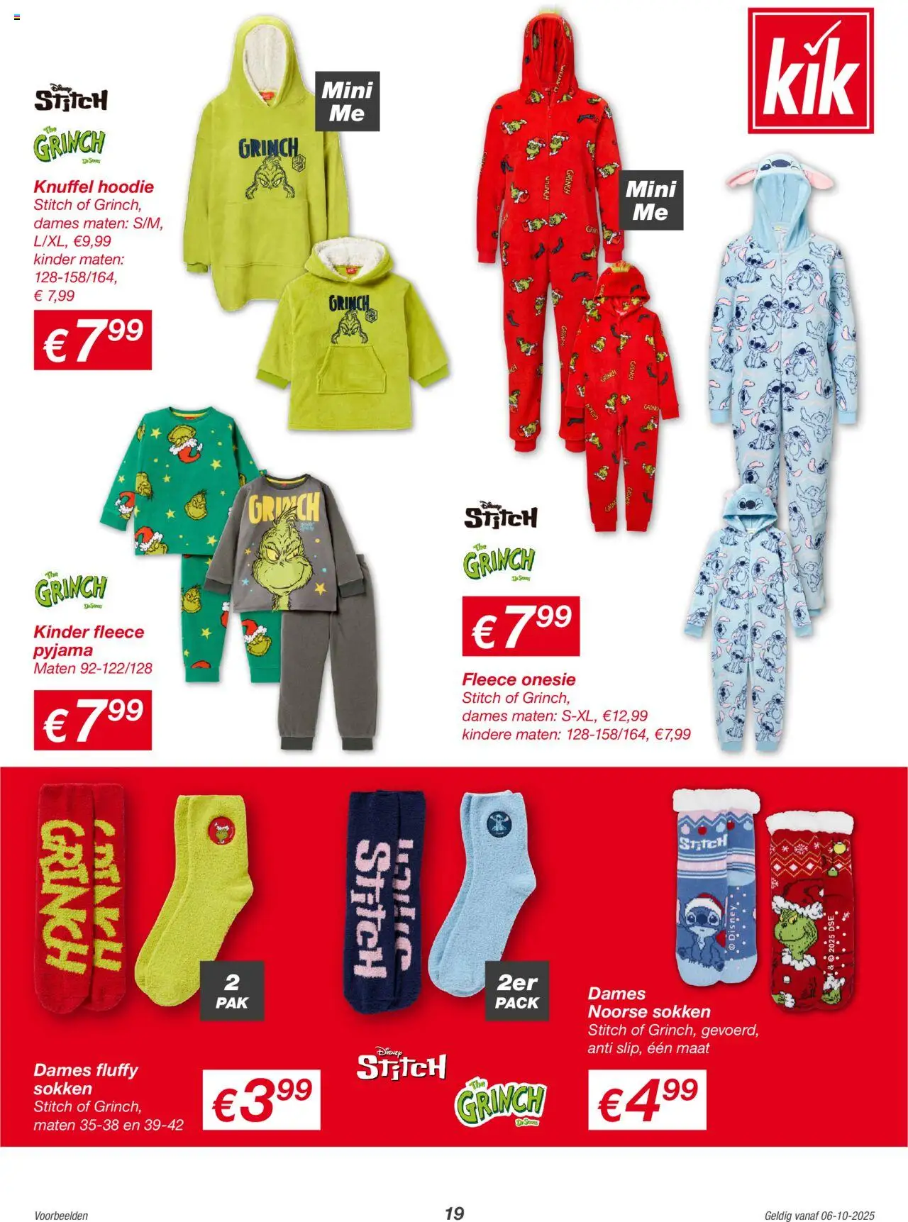 {H1} | Pagina: 19 | Producten: Hoodie, Sokken, Pyjama, Kinder