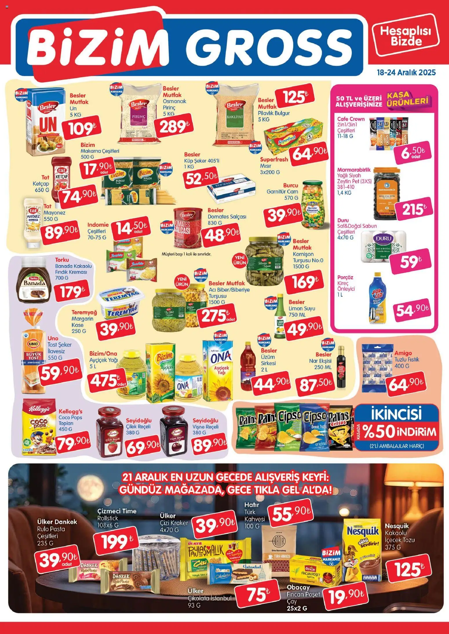 Bizim Toptan - Bizim Gross Fırsat Bülteni - 18.12.2025 tarihinden itibaren geçerlidir | Sayfa: 3 | Ürünler: Sabun, Limon, Üzüm, Nar