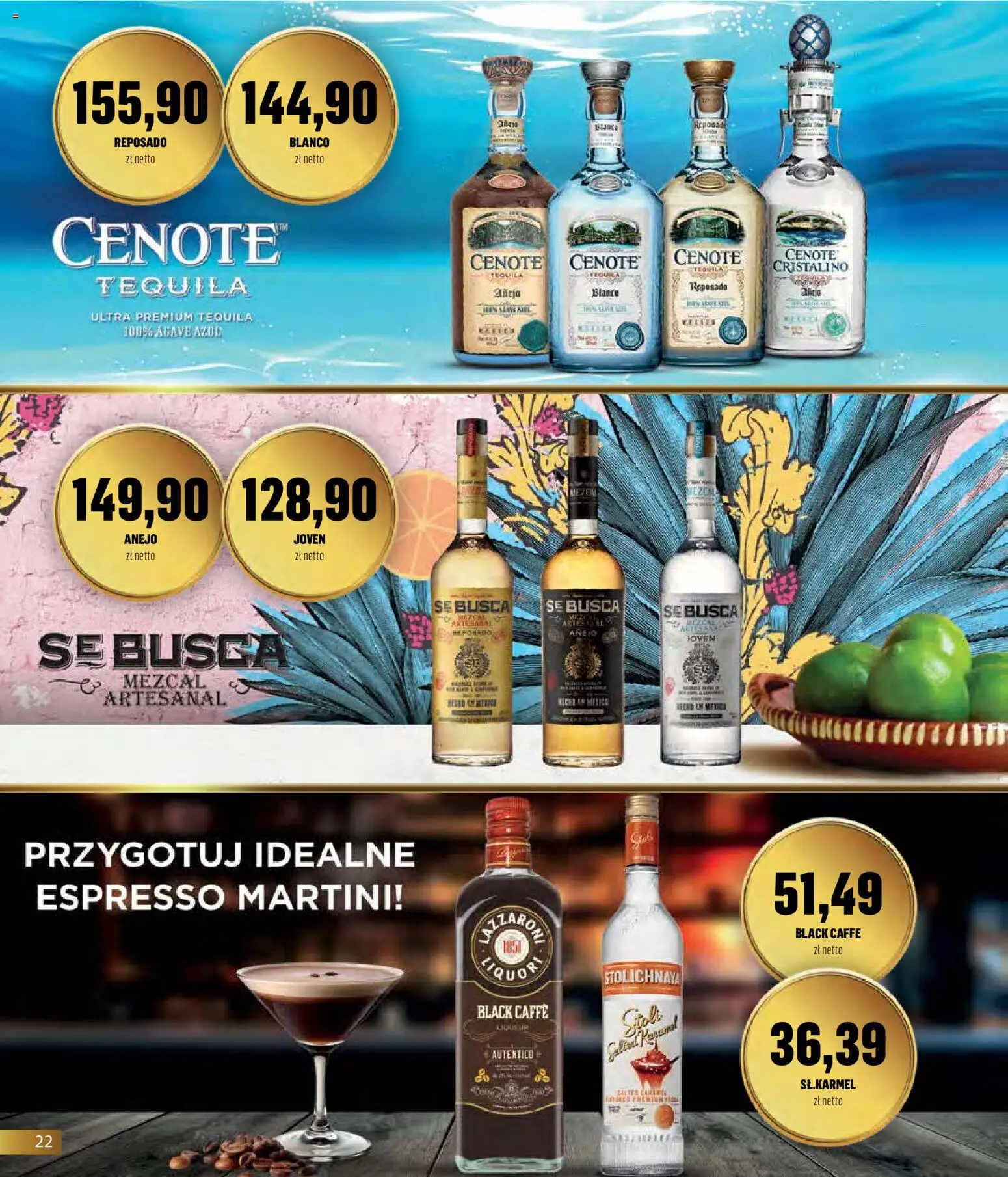 Eurocash Gazetka - Horeca od 01.02.2026 | Strona: 22 | Produkty: Martini, Tequila