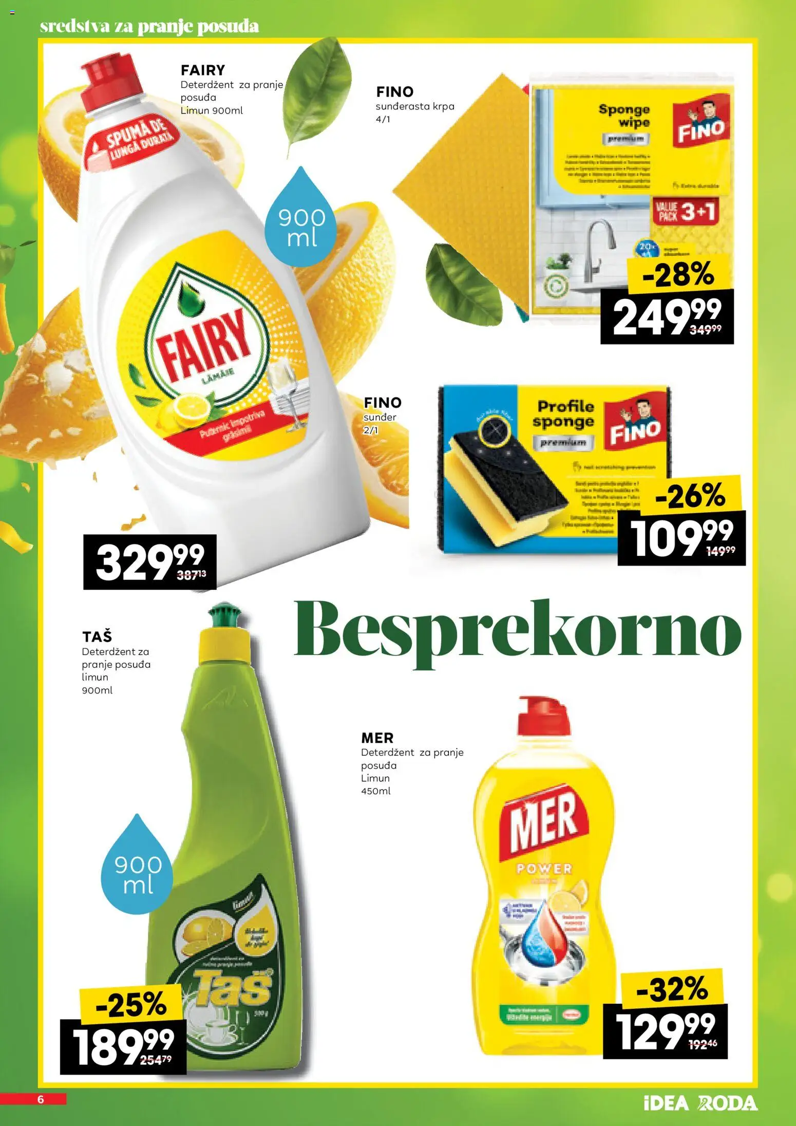 Idea katalog - važi od 16.04.2026 | Strana: 6 | Proizvode: Deterdžent, Limun