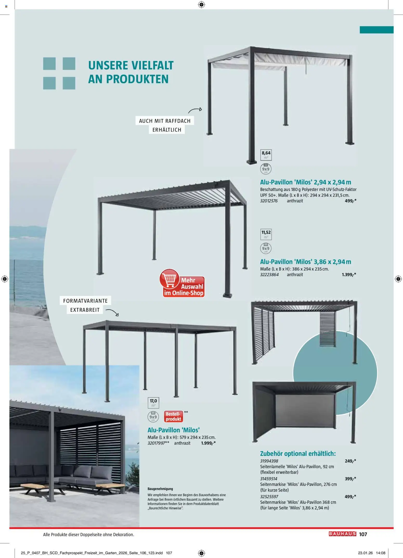 Bauhaus Freizeit im Garten gültig ab 01.05.2026 | Seite: 107