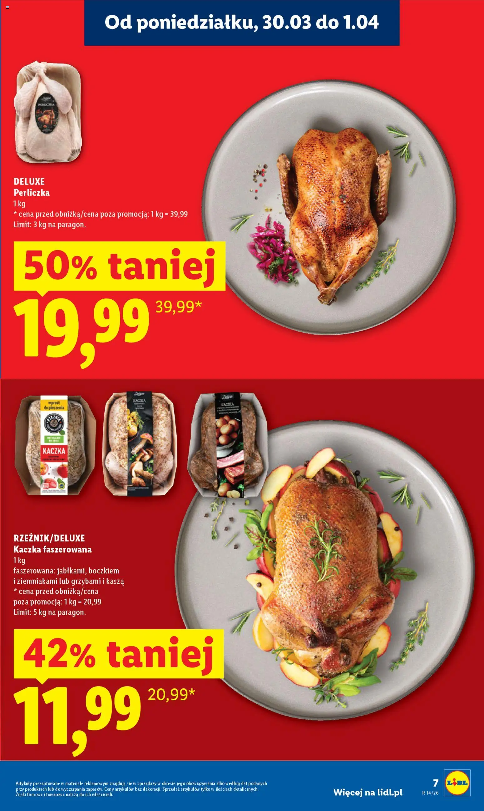 Lidl Polsko leták od 30.03.2026 | Strana: 7 | Produkty: Deluxe