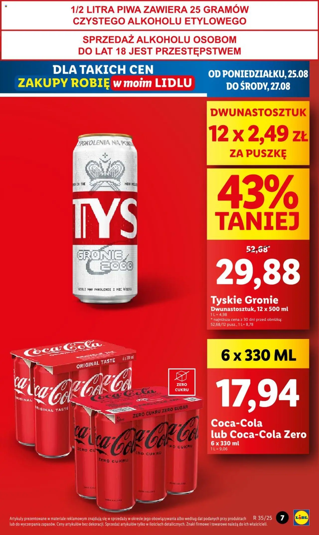 Lidl Gazetka od 25.08.2025 | Strona: 7