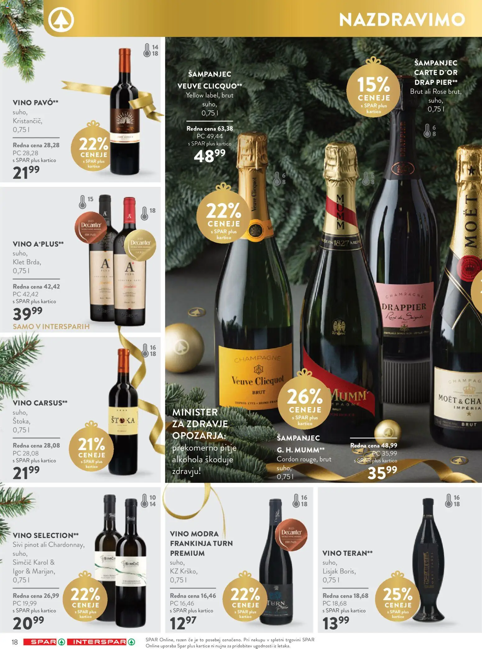 Novi Spar katalog ponudbe – veljaven od 03.12.2025 | Stran: 18