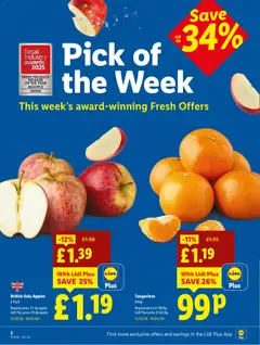 Preview of Lidl - Lidl Weekly valid from 12.03.2026 | Page: 2 | Products: Apples, Tangerines