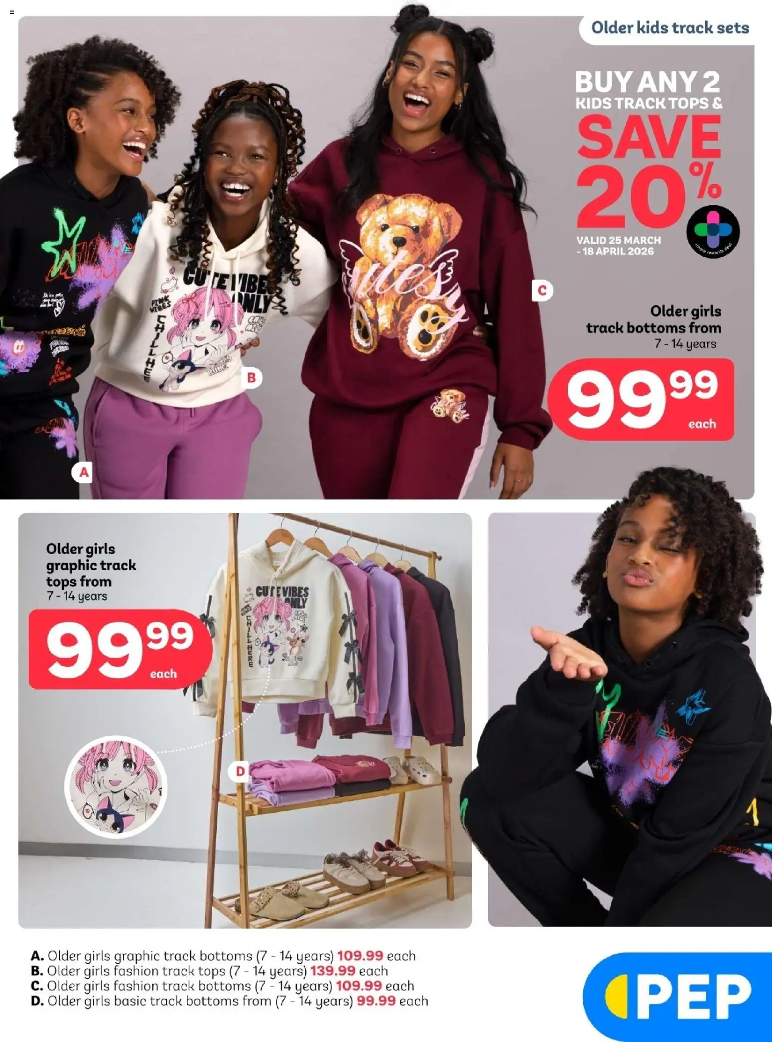 New PEP Stores catalogue – valid from 25.03.2026 | Page: 4 | Products: Bottoms