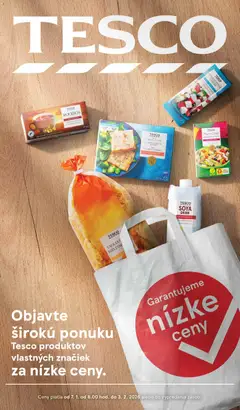 Tesco leták platný od 07.01.2026
