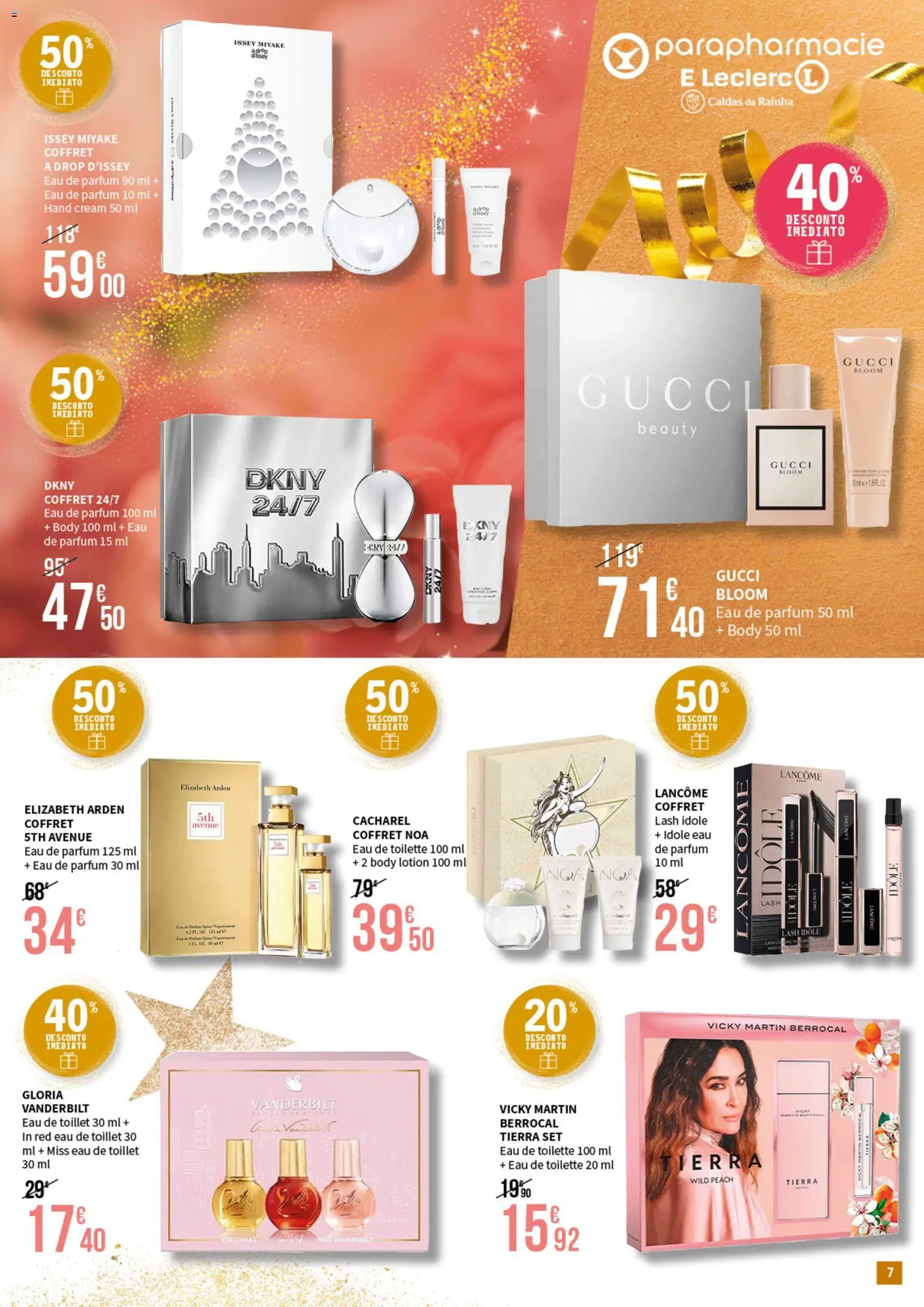 E.Leclerc - Folheto Parapharmacie Caldas da Rainha │ válido de 16.12.2025 | Página: 7 | Produtos: Eau de toilette