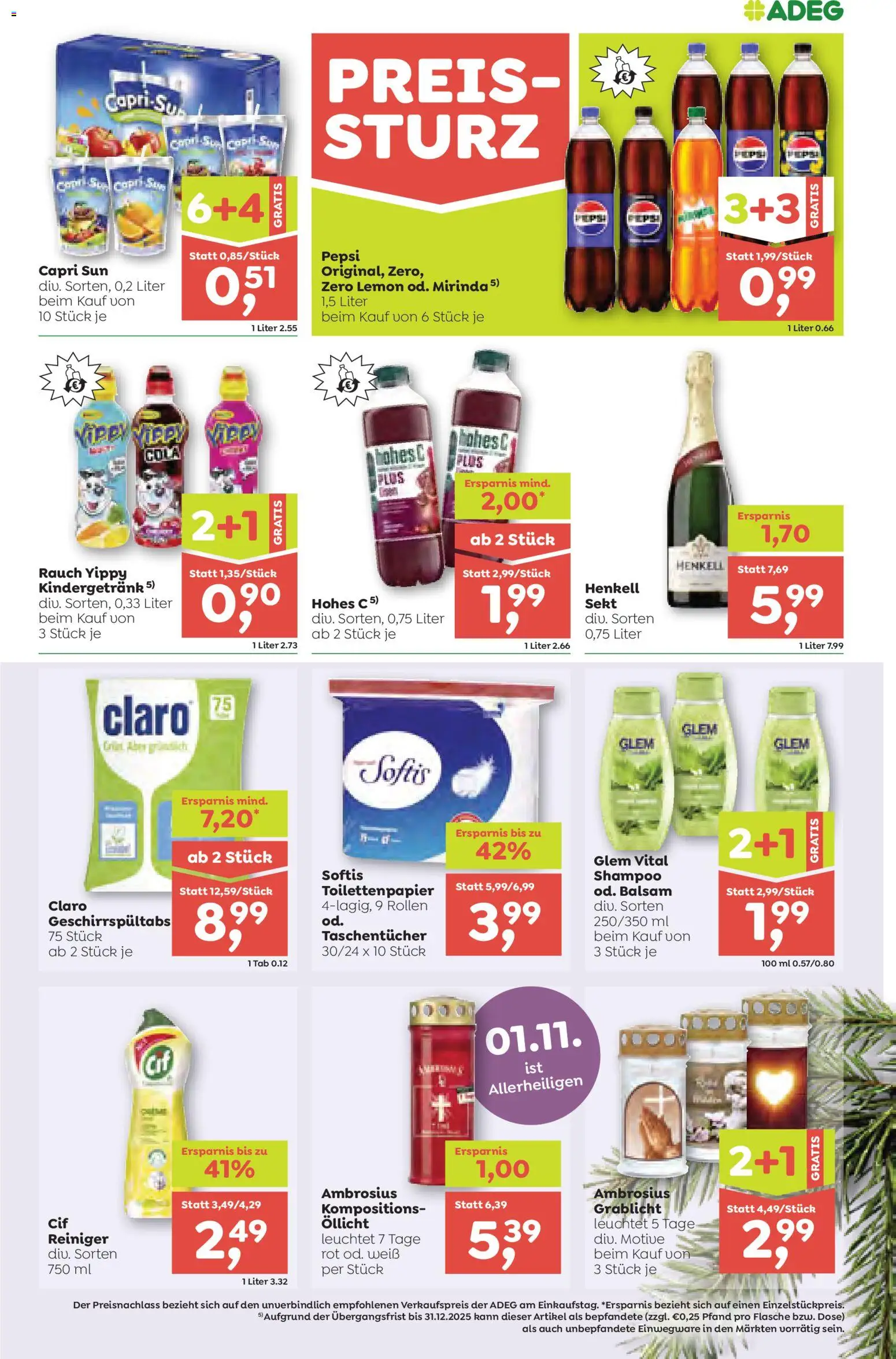 ADEG Flugblatt gültig ab 23.10.2025 | Seite: 11 | Produkte: Shampoo