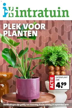 Intratuin - Folder - Voorbeeld van een folder van Intratuin, geldig van 15.09.2025