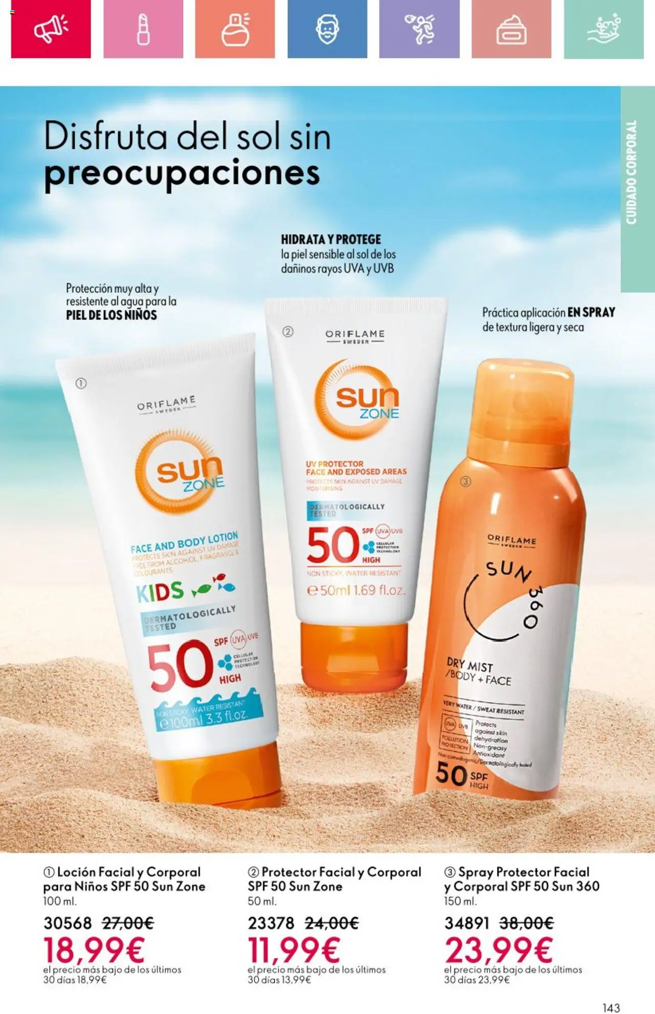 Oriflame - Catálogo Campaña 9 │ válido desde el 22.06.2025 | Página: 143 | Productos: Body