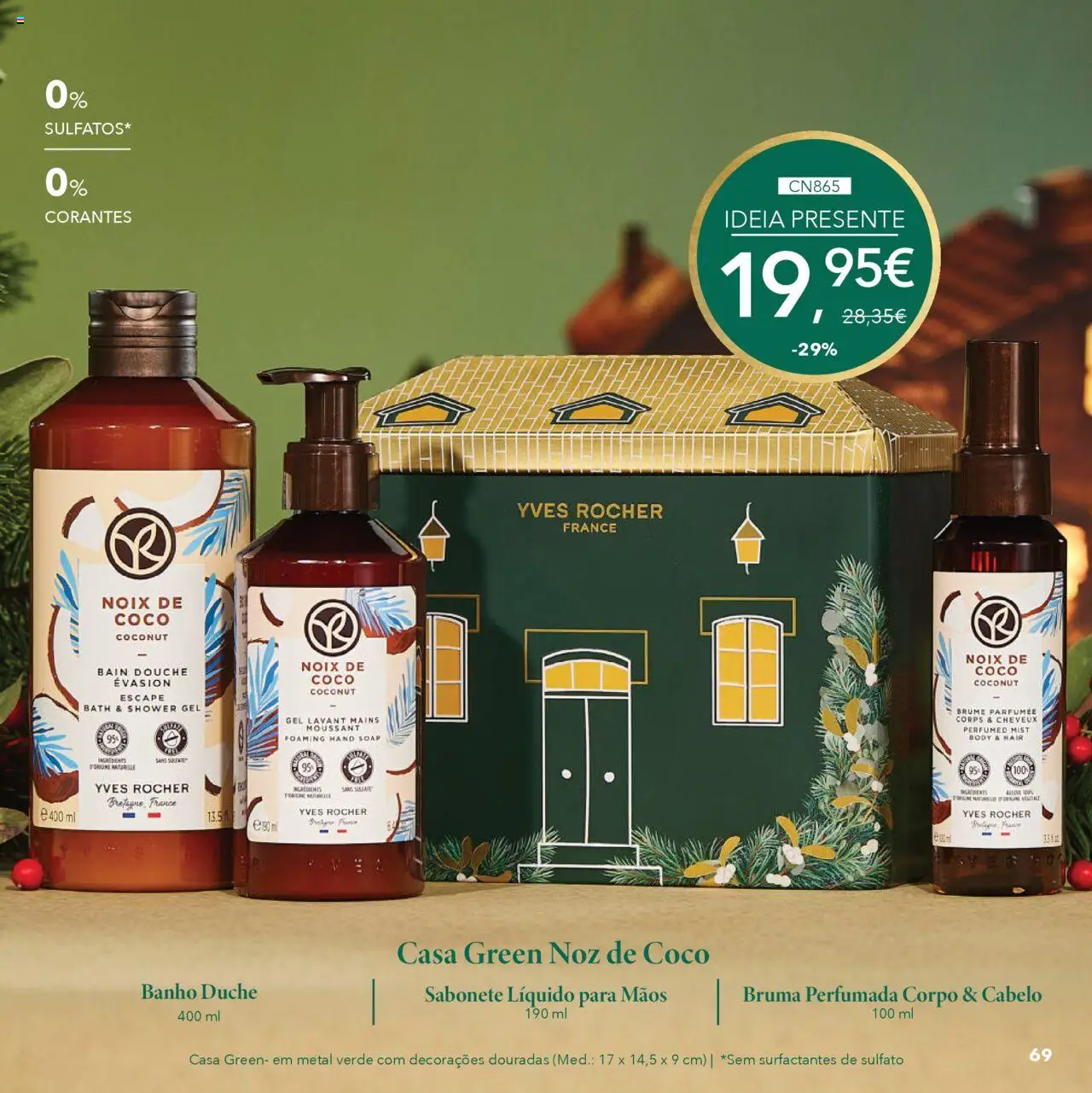 Yves Rocher Natal │ válido de 17.10.2025 | Página: 69 | Produtos: Sabonete líquido, Sabonete, Banho