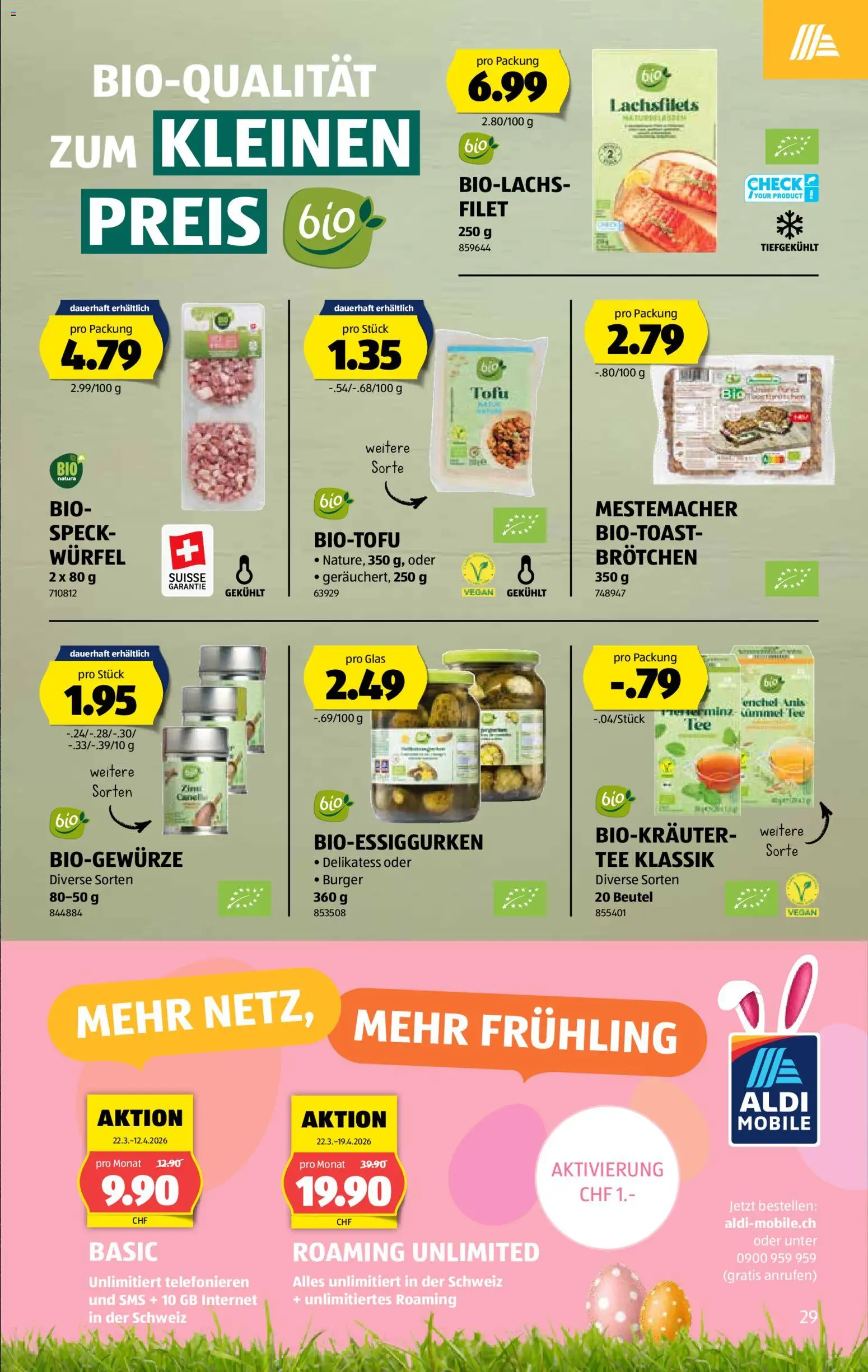 Aldi aktionen – gültig ab 02.04.2026 | Seite: 30 | Produkte: Burger, Tee