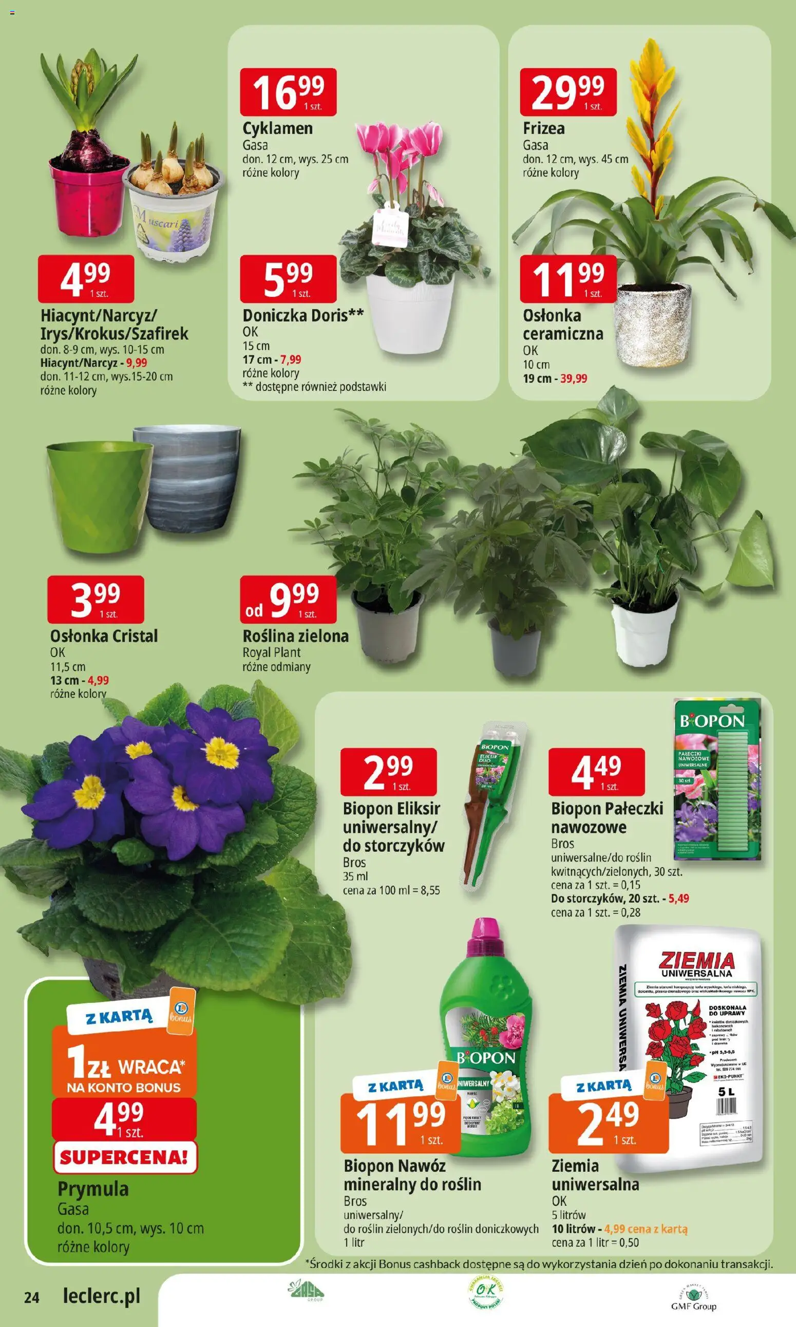 E.Leclerc Gazetka - Zielona Góra od 13.01.2026 | Strona: 24 | Produkty: Karta, Ziemia, Doniczka