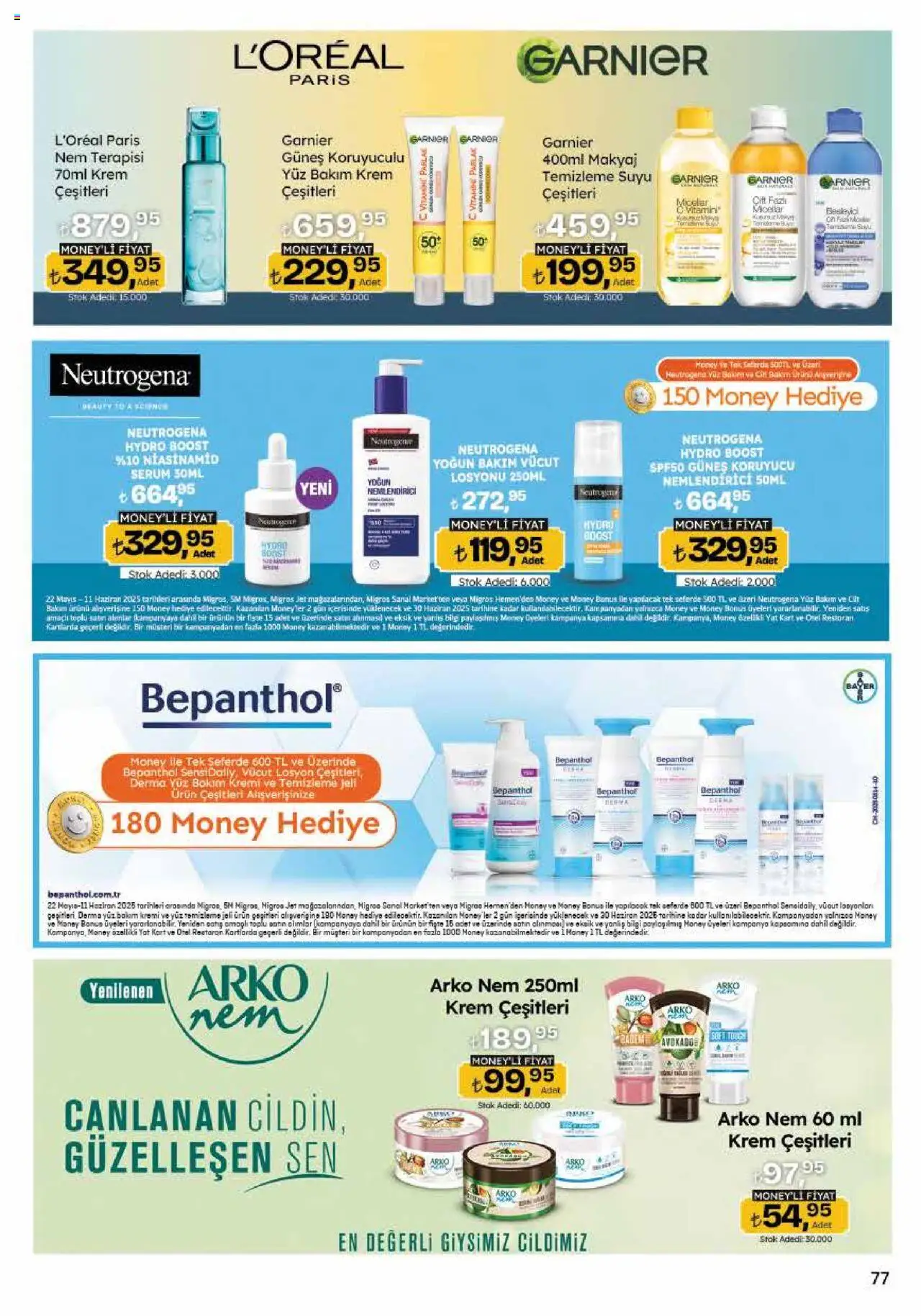 Migros Katalog - 5M Migroskop Dijital - 22.05.2025 tarihinden itibaren geçerlidir | Sayfa: 77 | Ürünler: Krem, Makyaj, Avokado