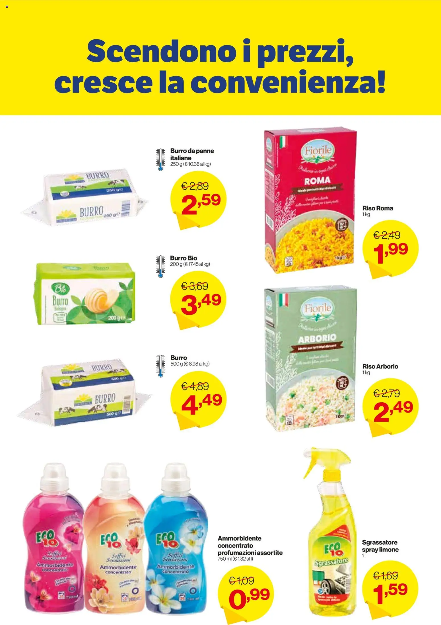 Volantino IN's del 31.12.2025 | Pagina: 15 | Prodotti: Ammorbidente, Riso, Sgrassatore, Burro