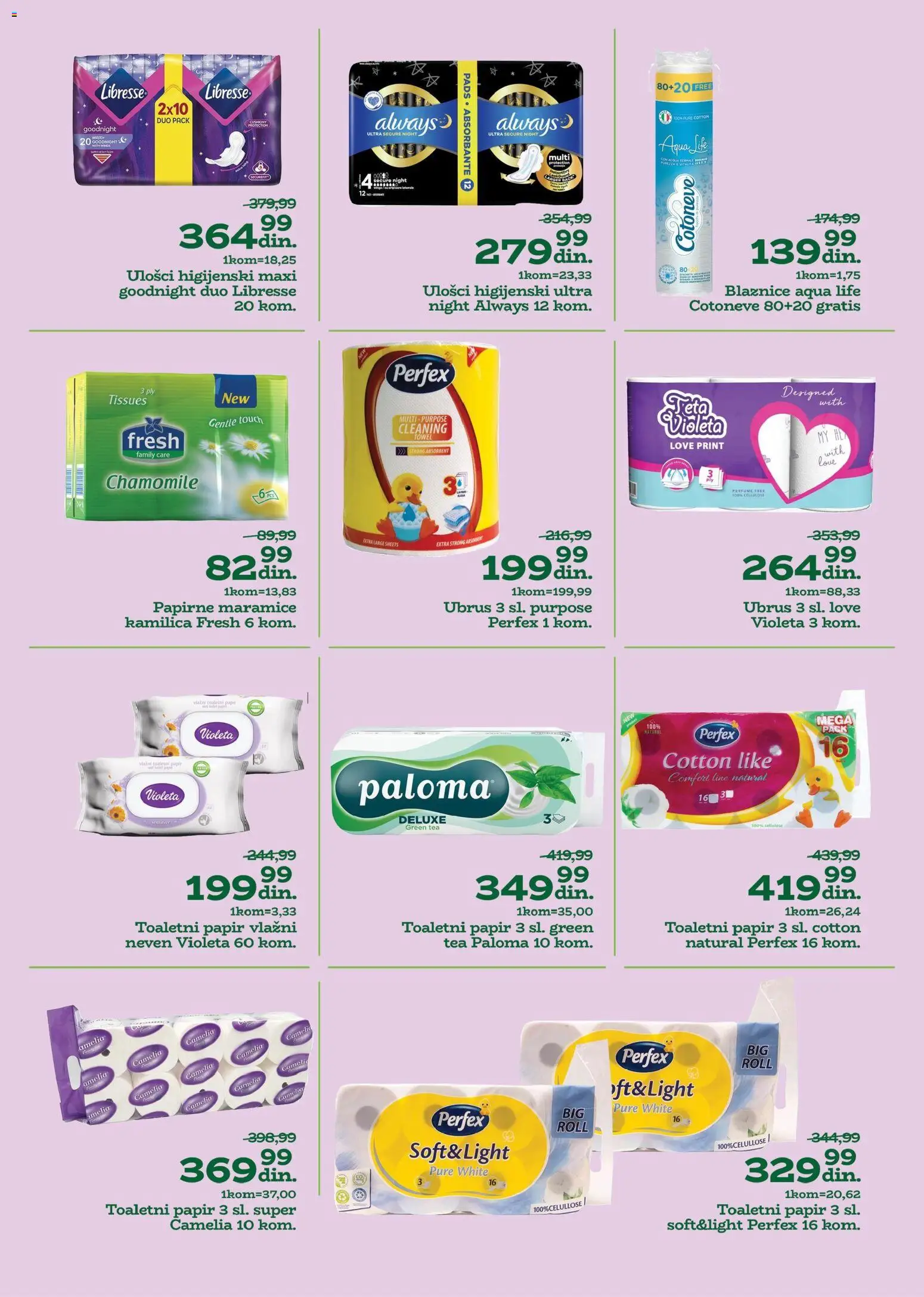 Univerexport katalog - važi od 24.11.2025 | Strana: 30 | Proizvode: Ubrus