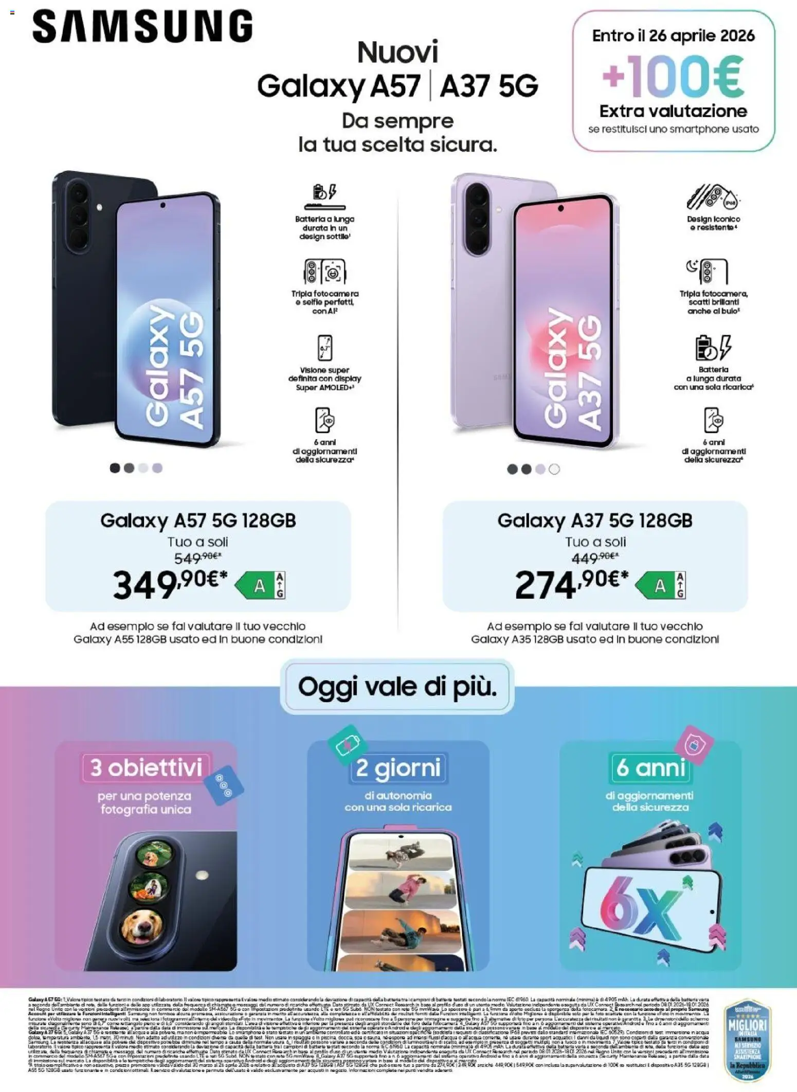 Volantino Expert del 09.04.2026 | Pagina: 3 | Prodotti: Data, Fotocamera, Batterie, Samsung