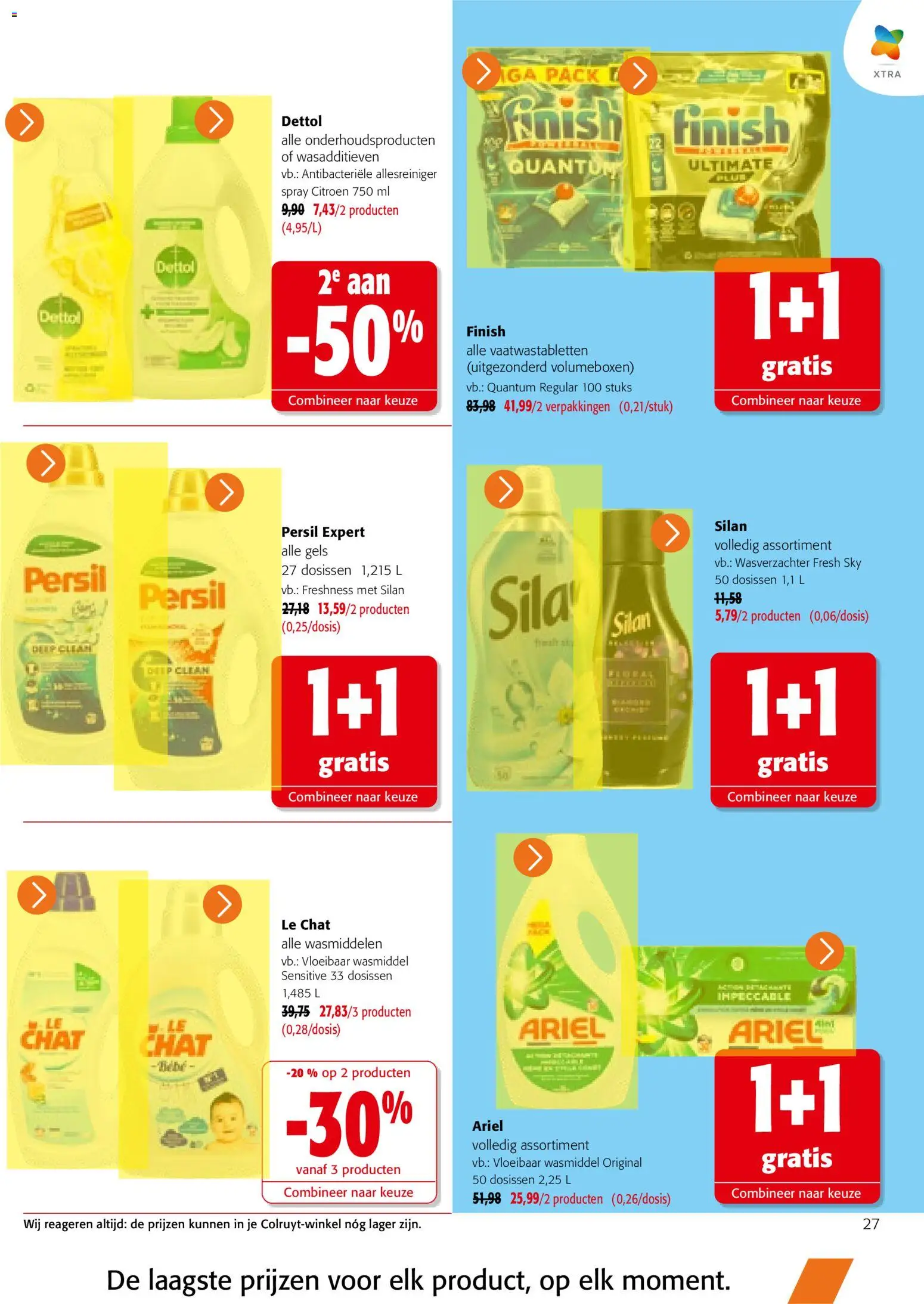 {H1} | Pagina: 27 | Producten: Allesreiniger, Gels, Citroen, Wasmiddel