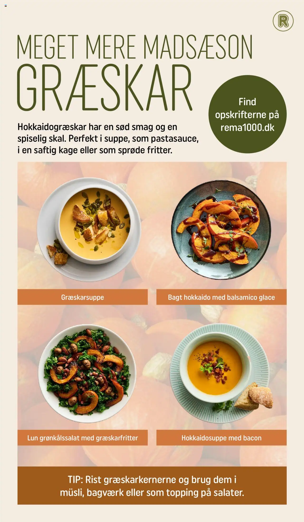 Rema 1000 tilbudsavis – gyldig fra 01.10.2025 | Side: 11 | Produkter: Græskar, Bacon, Søm, Balsamico