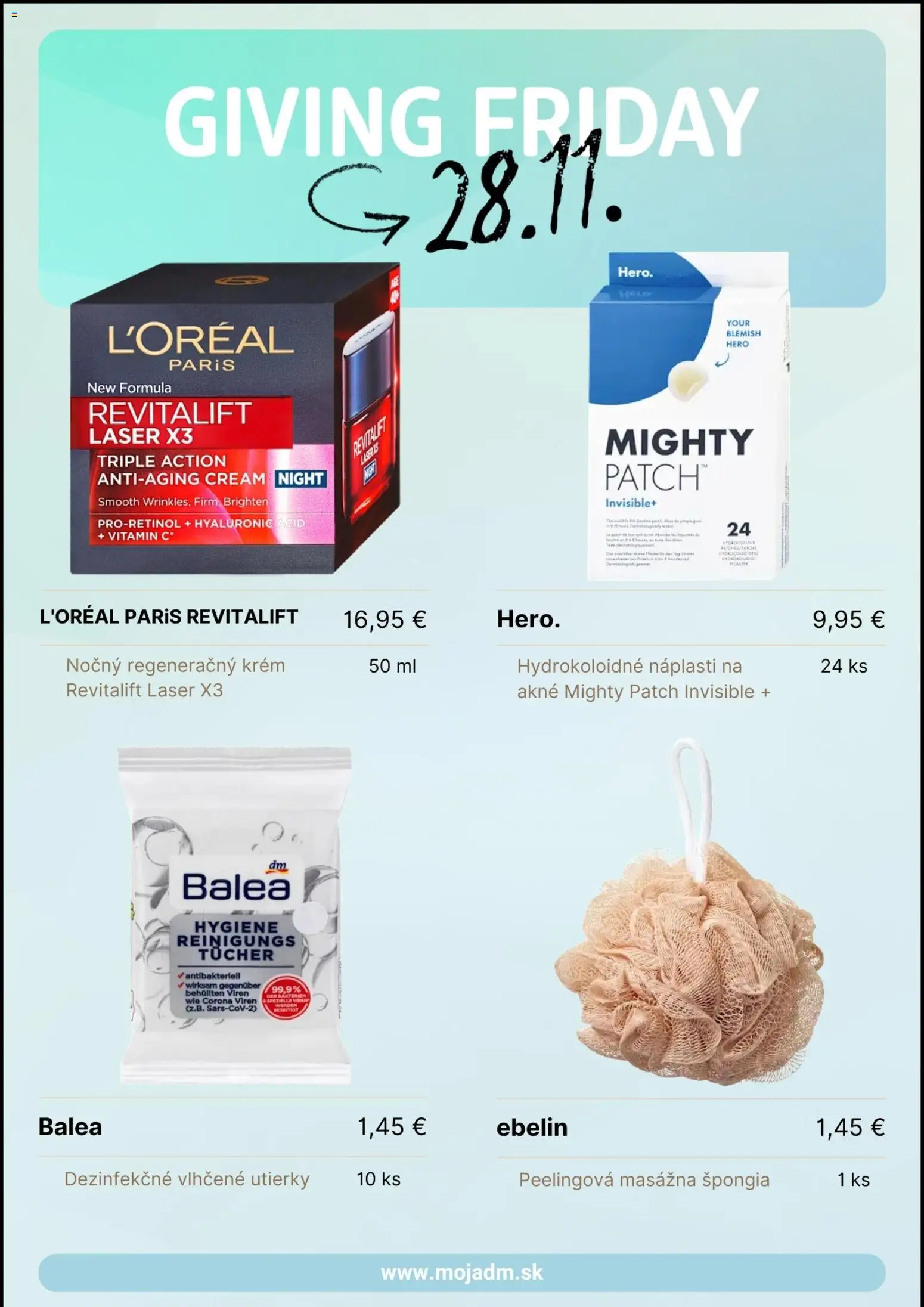 Nové dm drogerie akcie – leták je platný od 28.11.2025 | Strana: 3 | Produkty: Laser, Peeling, Krém