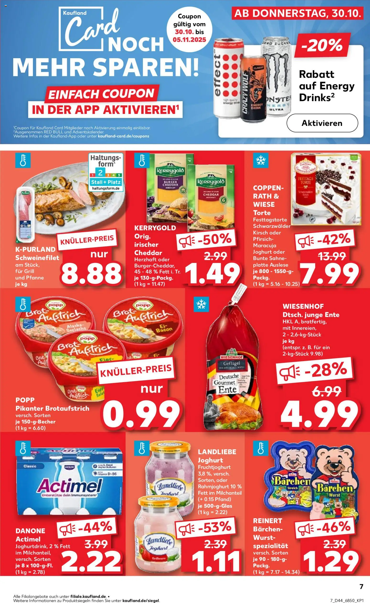 Kaufland prospekt Speyer	 – gültig ab 30.10.2025 | Seite: 7 | Produkte: Grill, Energy, Fruchtjoghurt, Wurst