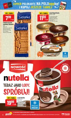 POLOmarket Gazetka od 23.07.2025 | Strona: 44 | Produkty: Tiramisu, Ciastka kruche, Mascarpone, Ciastka