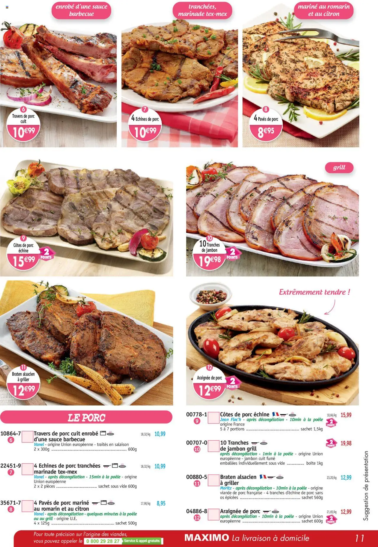  | Page: 11 | Produits: Citron, Poêle, Jambon, Viande