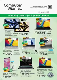 Computer Mania specials catalogue – valid from 01.11.2025
