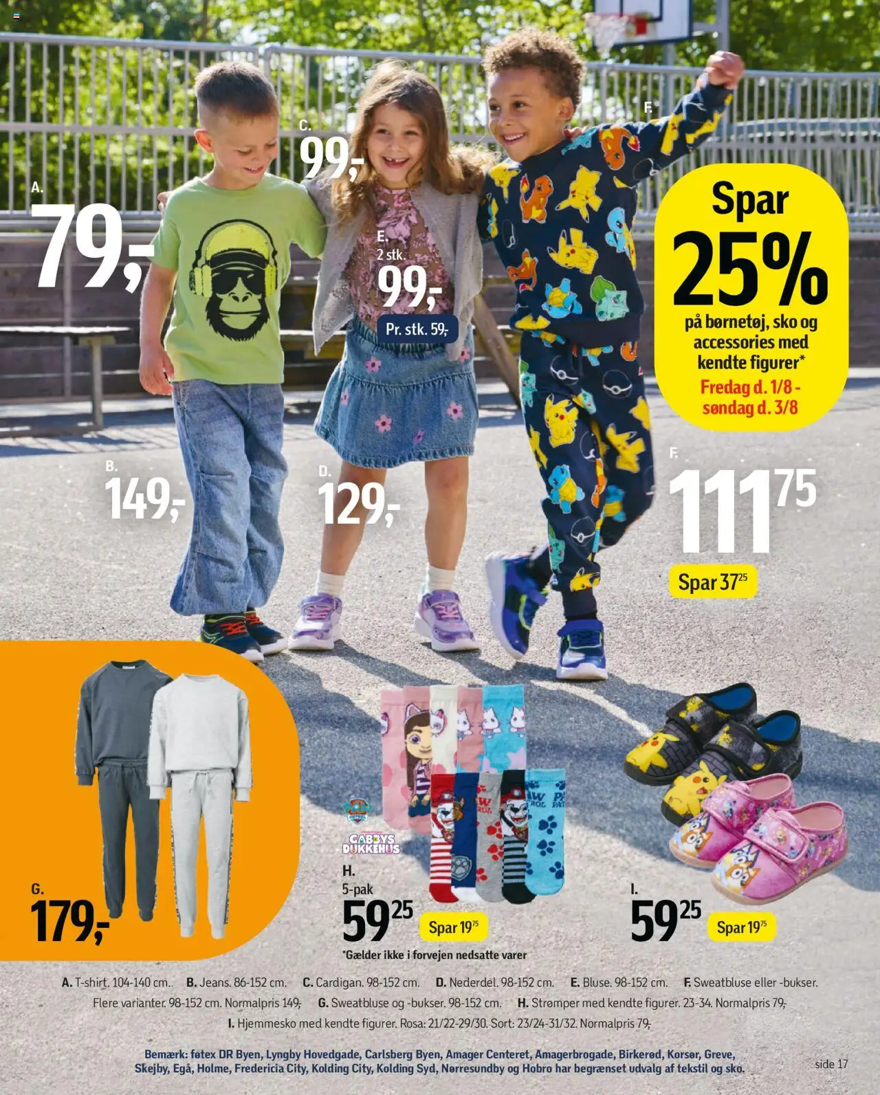 Føtex Tilbudsavis gyldig fra 01.08.2025 | Side: 20 | Produkter: Hjemmesko, Strømper, Sko