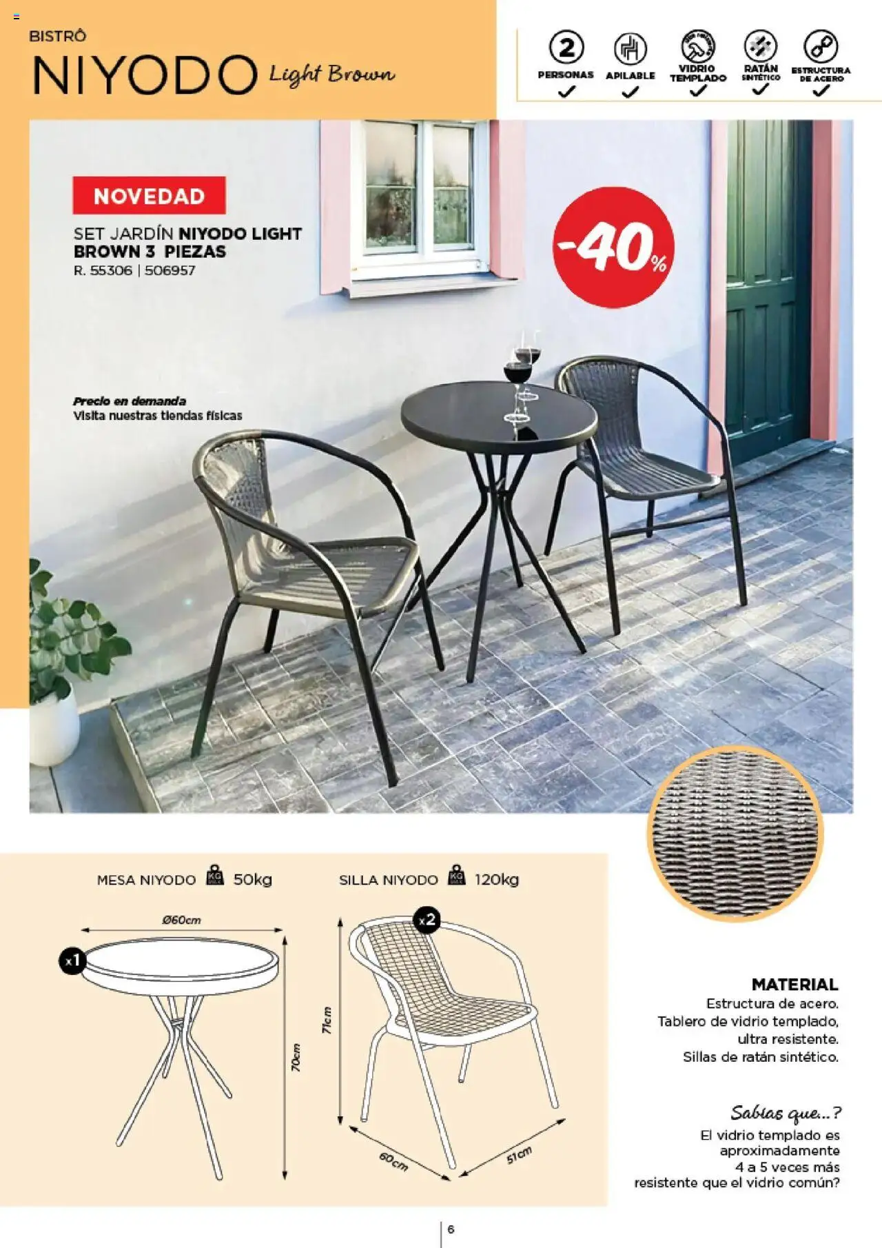 Espaço Casa - Catálogo AireLibre 2025 │ válido de 12.05.2025 | Página: 6 | Produtos: Mesa