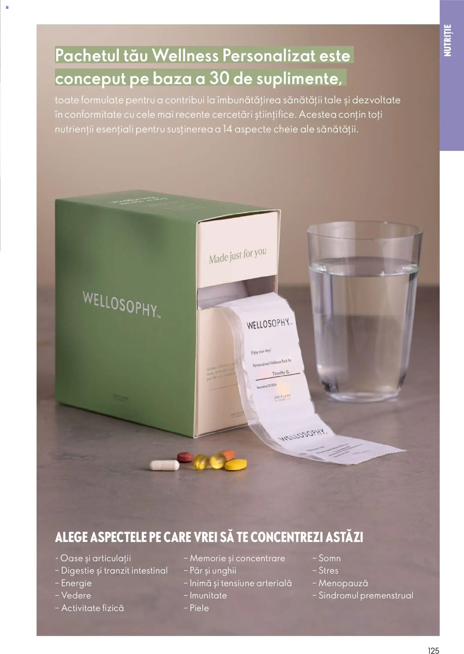 Noul catalog Oriflame – valabil de la 03.12.2025 | Pagină: 125 | Produse: Memorie