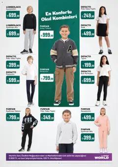 Özdilek Okul Zili Çaldı - 12.09.2025 tarihinden itibaren geçerlidir | Sayfa: 6 | Ürünler: Etek, Tişört, Pantolon, Kot pantolon