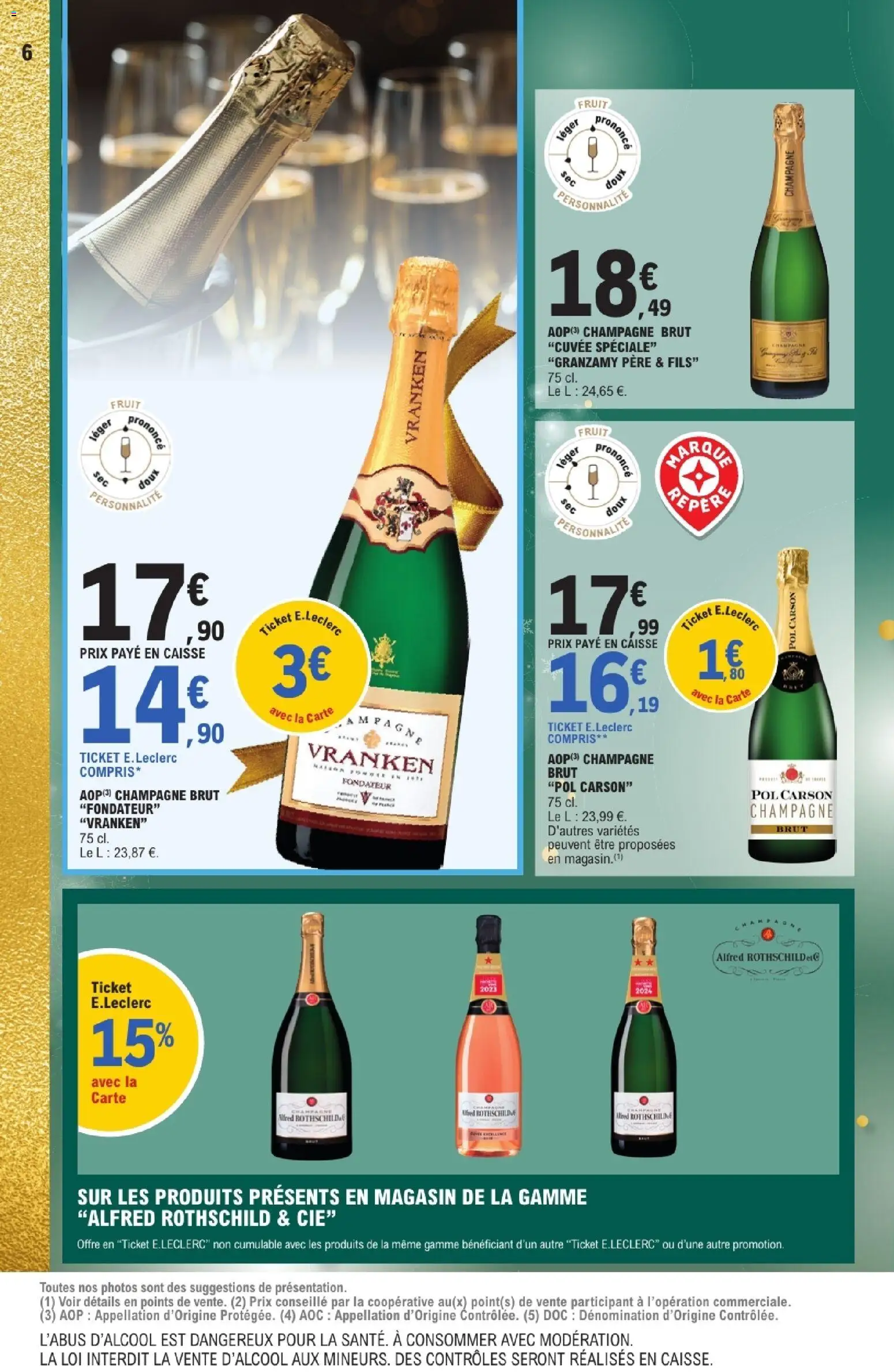 {H1} | Page: 6 | Produits: Champagne brut, Champagne