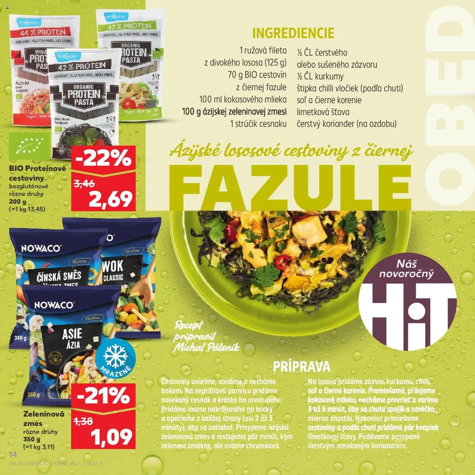 Kaufland SK akciós ujság - amely érvényes a következő dátumtól: 03.01.2026 | Oldal: 14 | Termékek: Protein, Sör, Koriander, Vegán