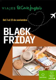 Vista previa Viajes El Corte Inglés Black Friday válido desde el 03.11.2025