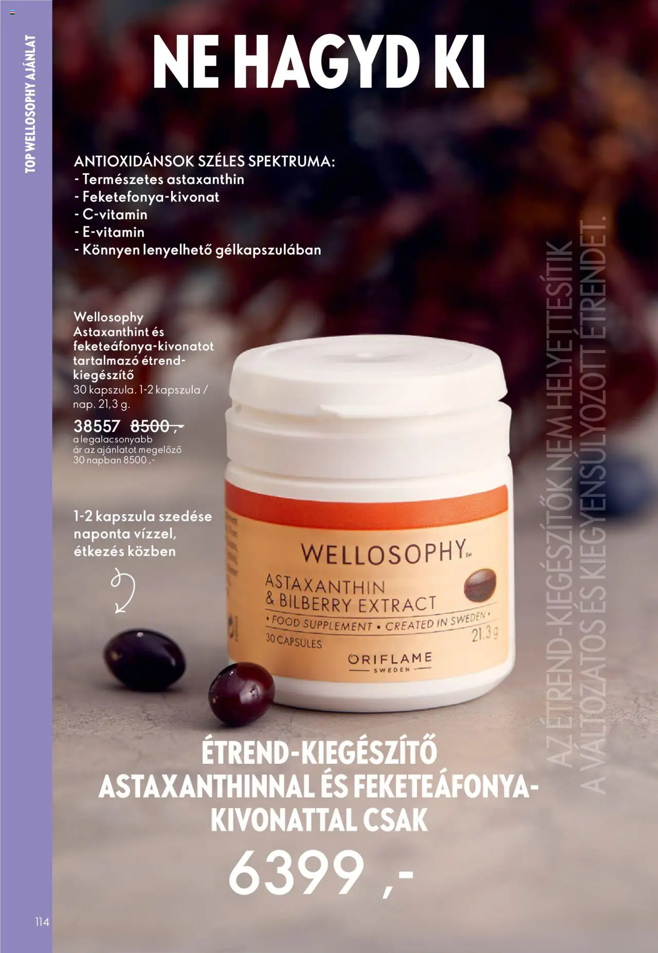 Oriflame akciós ujság - amely érvényes a következő dátumtól: 07.09.2025 | Oldal: 114