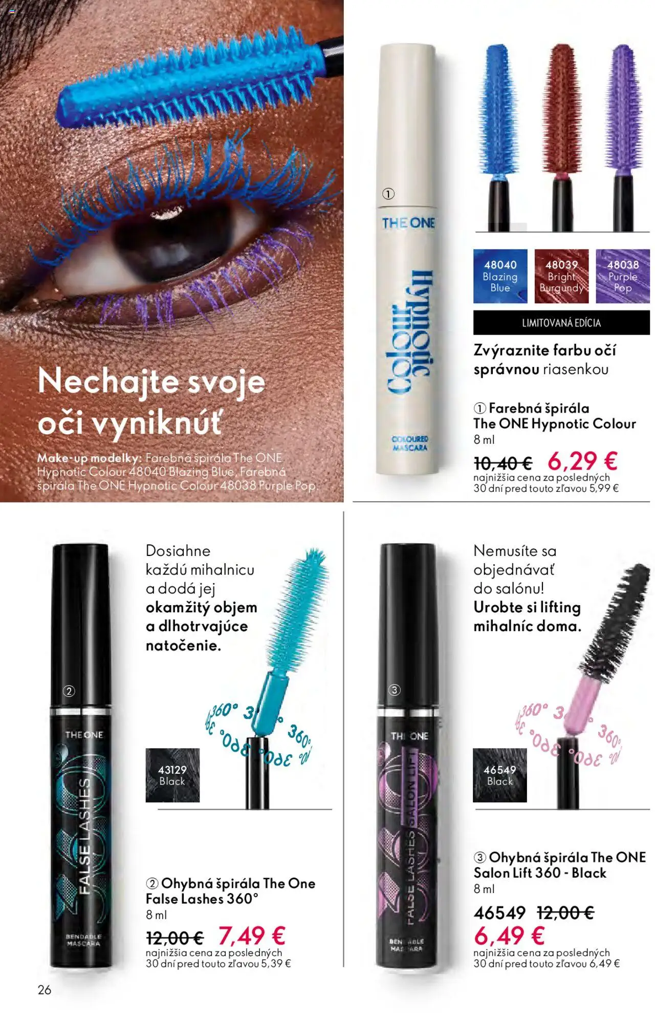 Nové Oriflame akcie – leták je platný od 22.10.2025 | Strana: 26 | Produkty: Make up