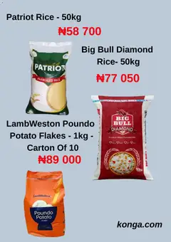 Offer preview "Konga Catalogue" | Page: 5 | Products: Weight, Flakes, Rice