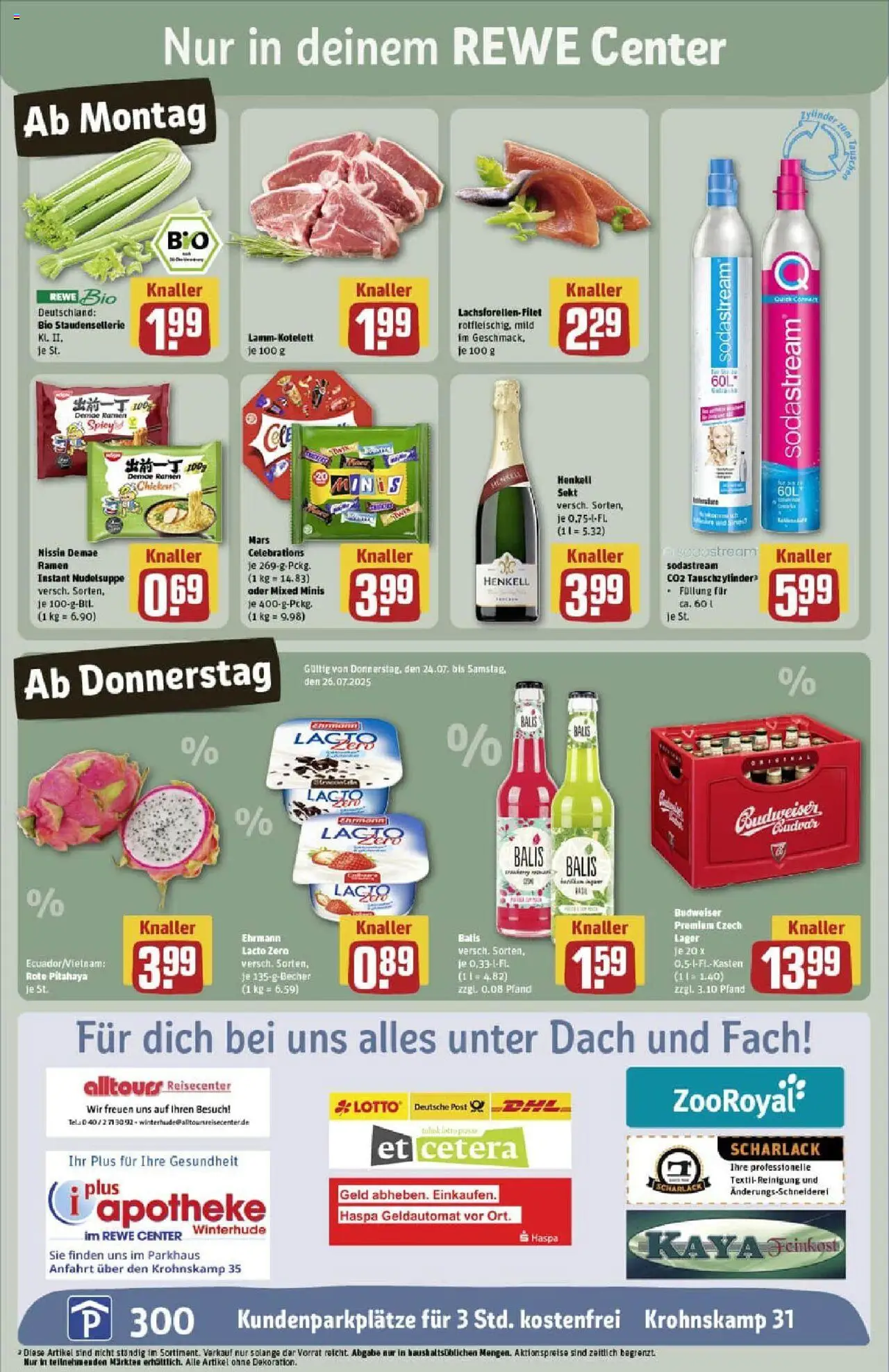 Rewe prospekt Hamburg	 - gültig ab dem 20.07.2025 | Seite: 5 | Produkte: Sekt, Mars, Budweiser, Sodastream
