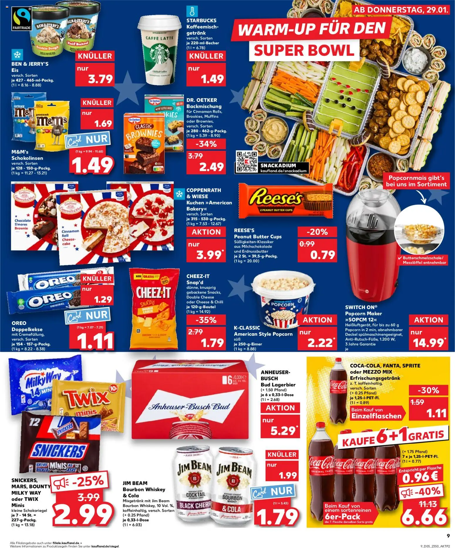 Kaufland prospekt Völklingen	 – gültig ab 29.01.2026 | Seite: 9 | Produkte: Starbucks, M&M's, Twix, Whiskey